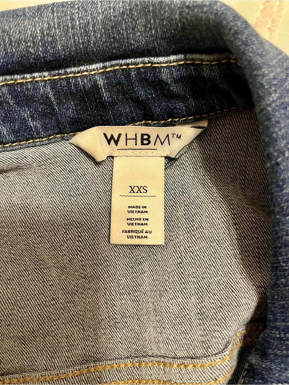 WHBM denim jacket - Picture 5 of 5
